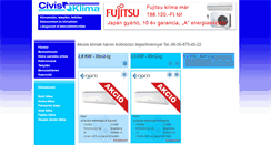 Desktop Screenshot of civis-klima.hu